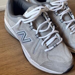 Men's Gray suede New Balance shoes.